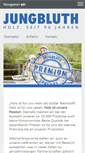 Mobile Screenshot of jungbluth-holz.de